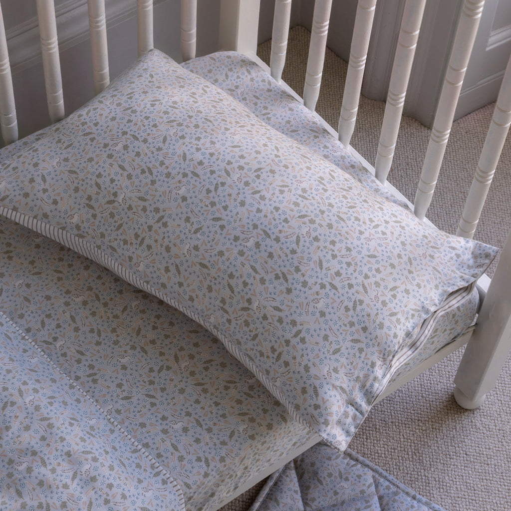 Organic Cotbed Fitted Sheet - Nature Trail