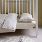 Buy Organic Cotbed Fitted Sheet - Daisy Meadow | Bedding for kids by Learning Bugs UK