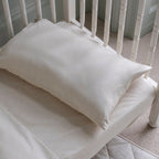 Buy Organic Cotbed Fitted Sheet - Wild Chamomile | Bedding for kids by Learning Bugs UK