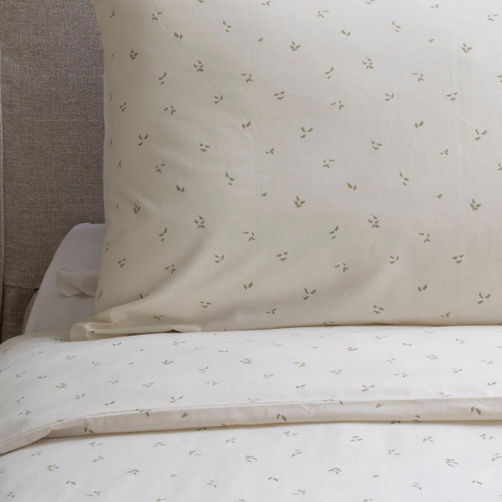 Organic Cotton Single Bedding Set - Nettle Scatter