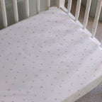Buy Organic Cotbed Fitted Sheet - Nettle Scatter | Bedding for kids by Learning Bugs UK
