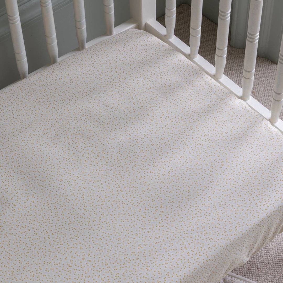 Buy Organic Cotbed Fitted Sheet - Daisy Meadow | Bedding for kids by Learning Bugs UK