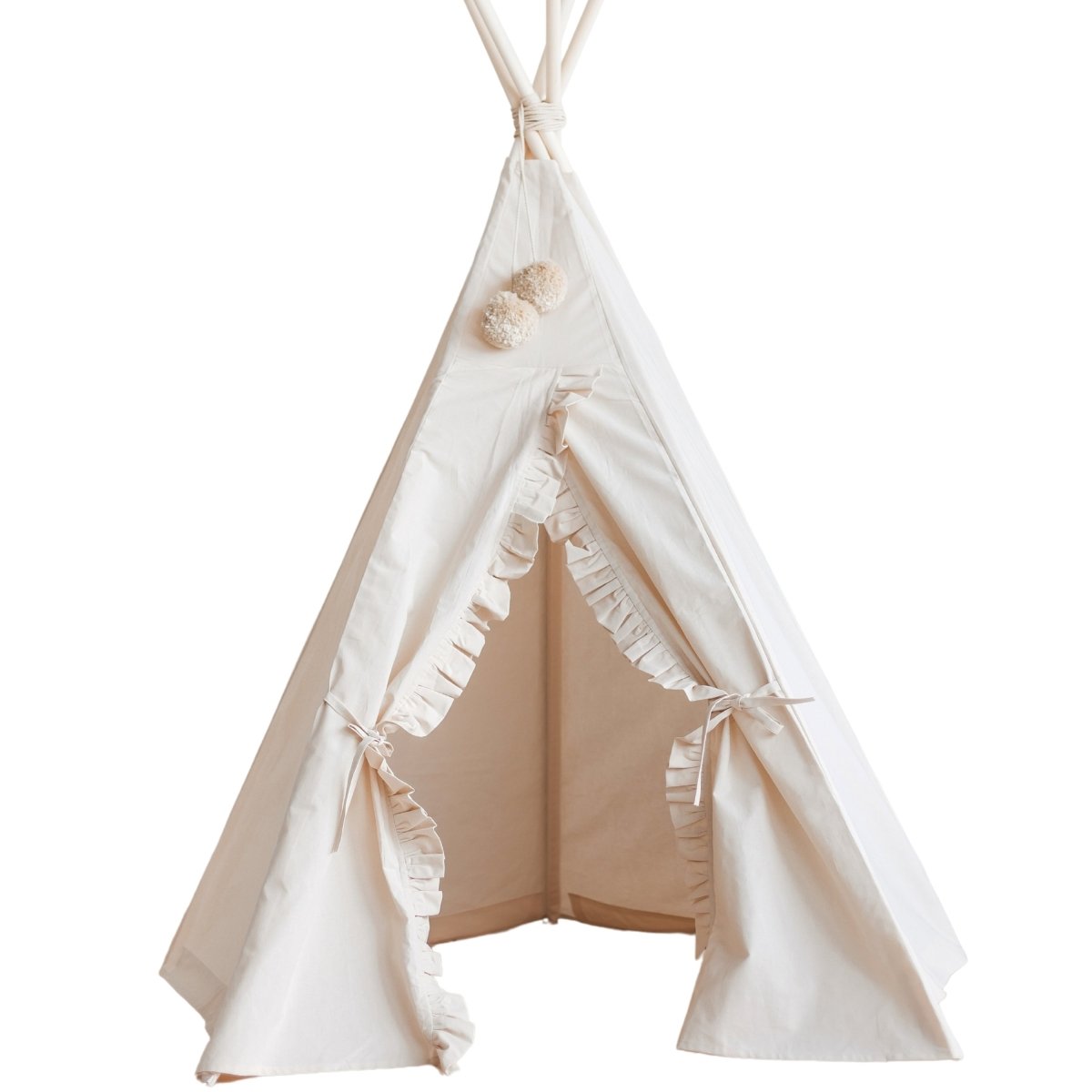 MINICAMP Teepee Tent for Kids with Ruffled Trim – Teepees for children, available at Learning Bugs UK
