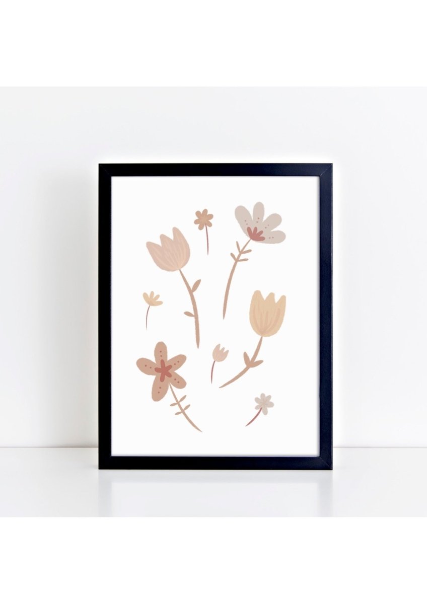 Boho Flowers Print – for children, available at Learning Bugs UK