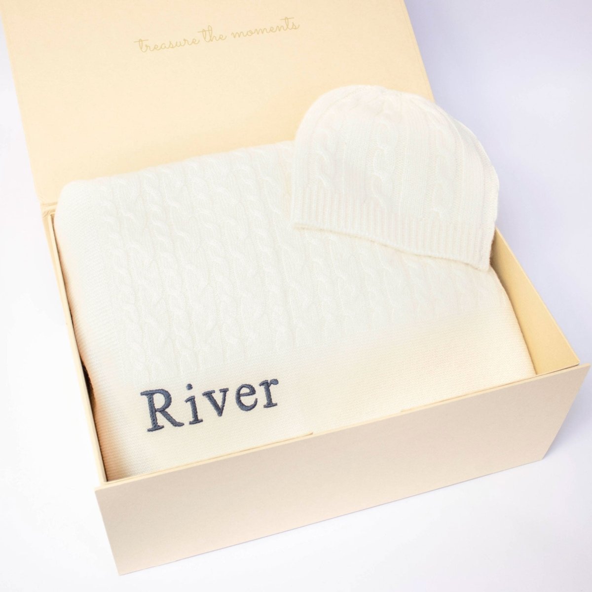 Classic Cashmere Baby Gift Set - Ivory – for children, available at Learning Bugs UK