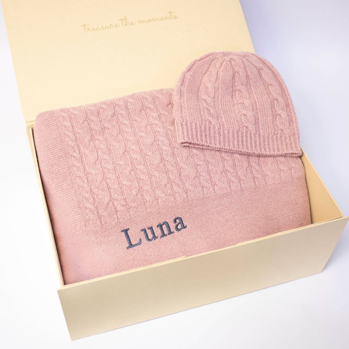 Classic Cashmere Baby Gift Set - Rosewood – for children, available at Learning Bugs UK