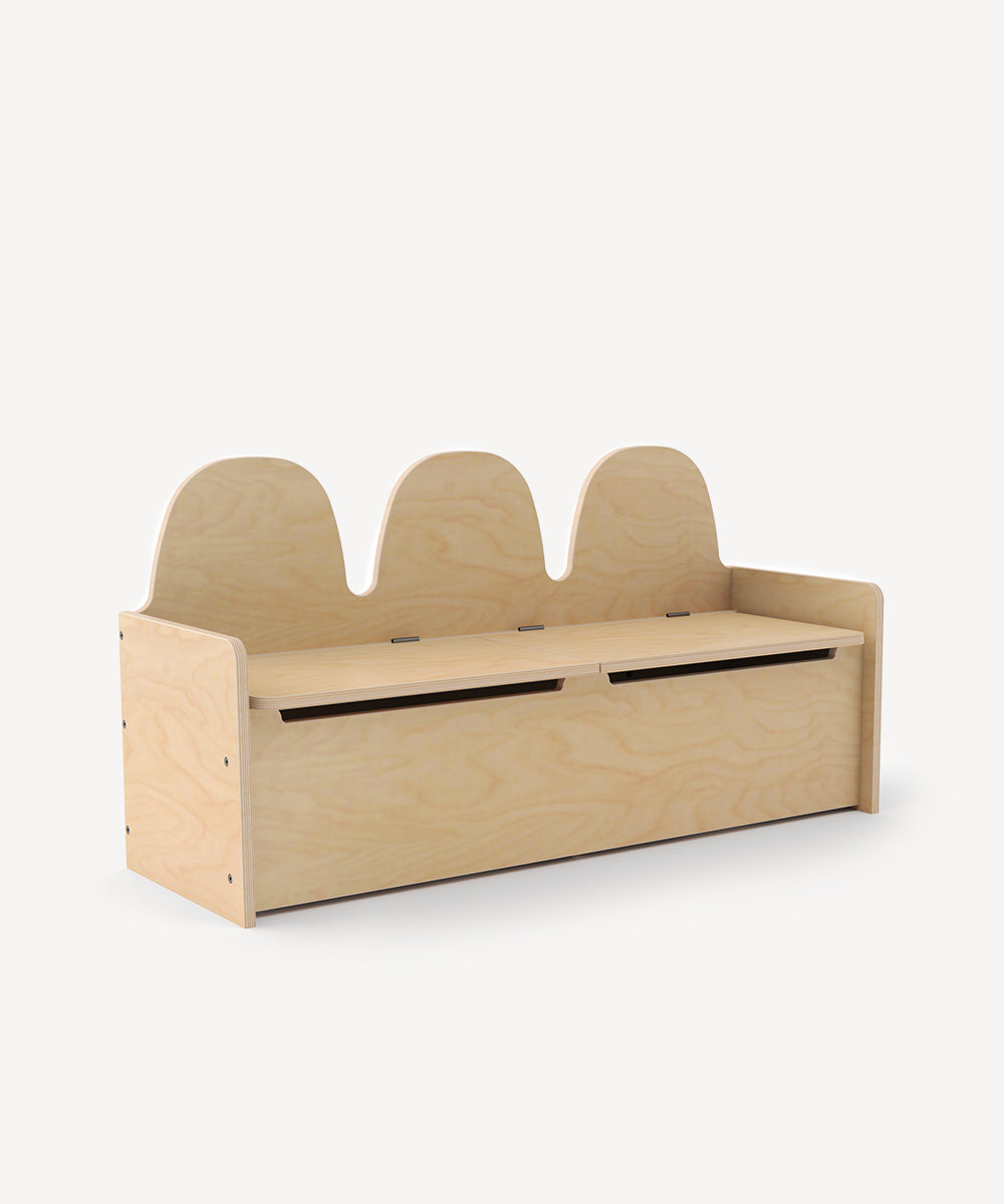 Oeuf Camel Storage Bench - Birch, view 2
