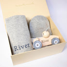 Classic Cashmere Race Car Set - Bunny – for children, available at Learning Bugs UK