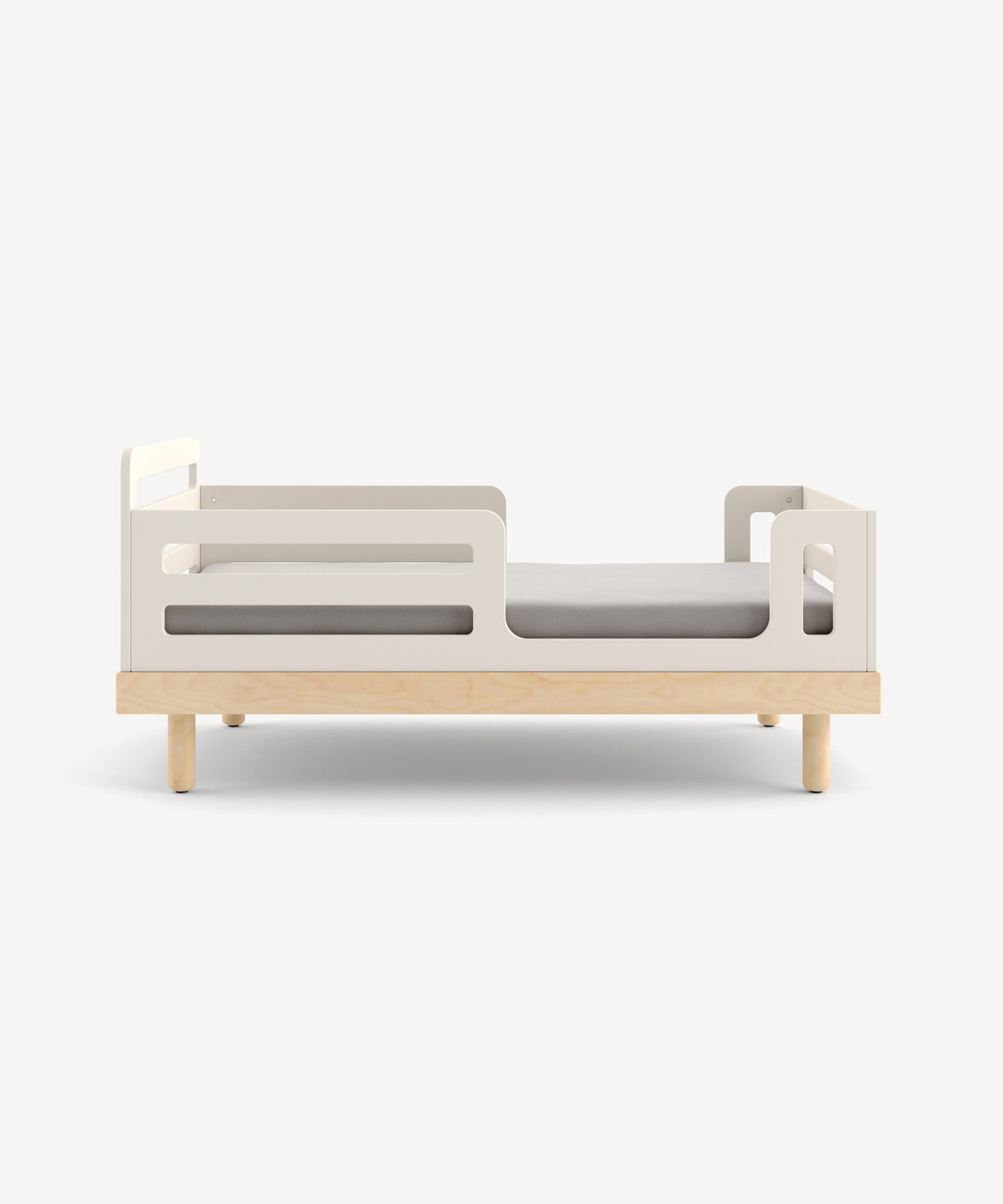 Oeuf Classic Toddler Bed - White & Birch, view 3