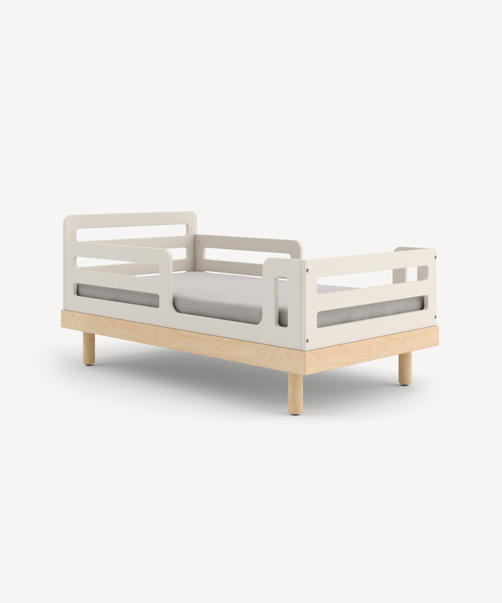 Oeuf Classic Toddler Bed - White & Birch, view 2