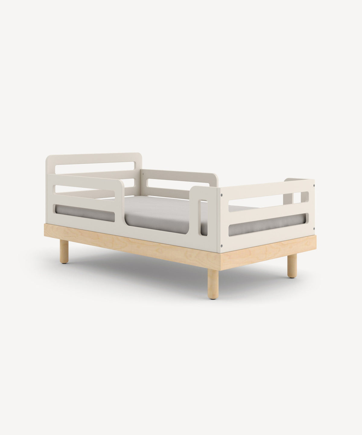 Oeuf Classic Toddler Bed - White & Birch, view 2