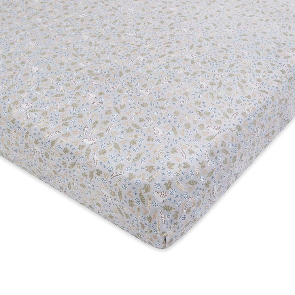 Organic Cotbed Fitted Sheet - Nature Trail