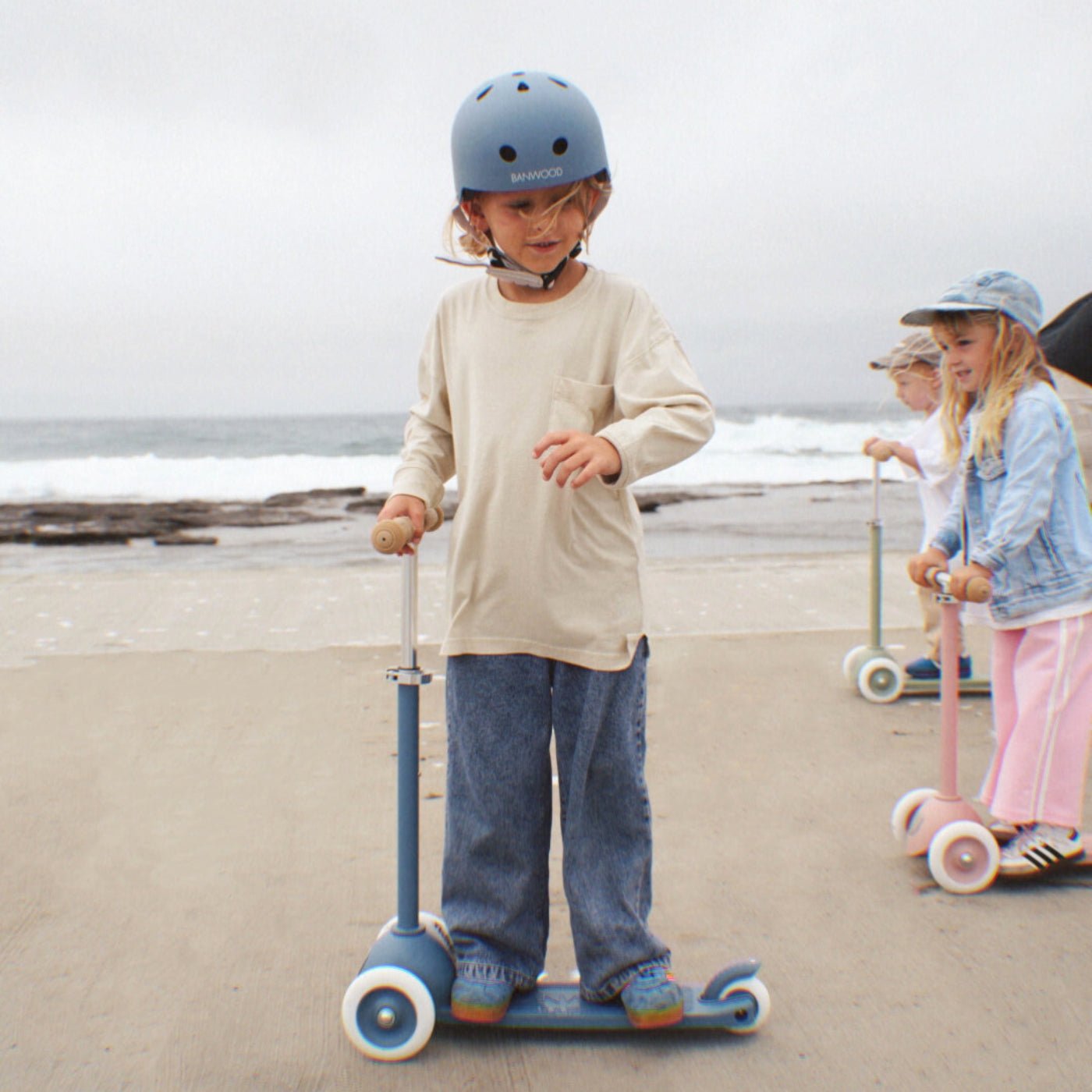 Buy Banwood Eco Helmet – Kids Bike & Scooter Helmet (Deep Sea) | ECO HELMET for kids by Learning Bugs UK