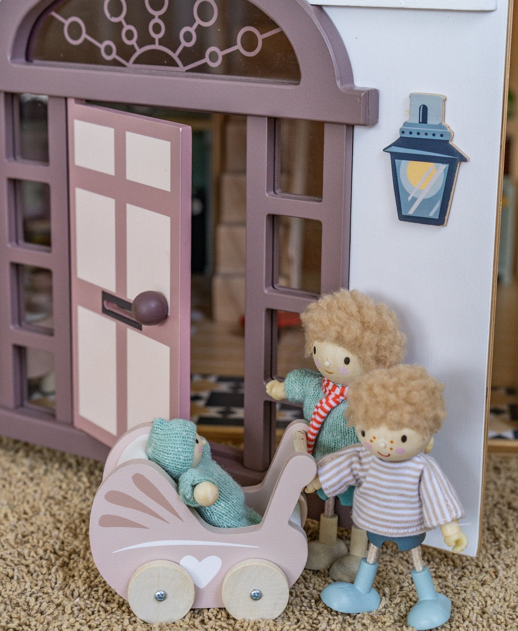 Buy Fantail Hall | Wooden dolls house for kids by Learning Bugs UK