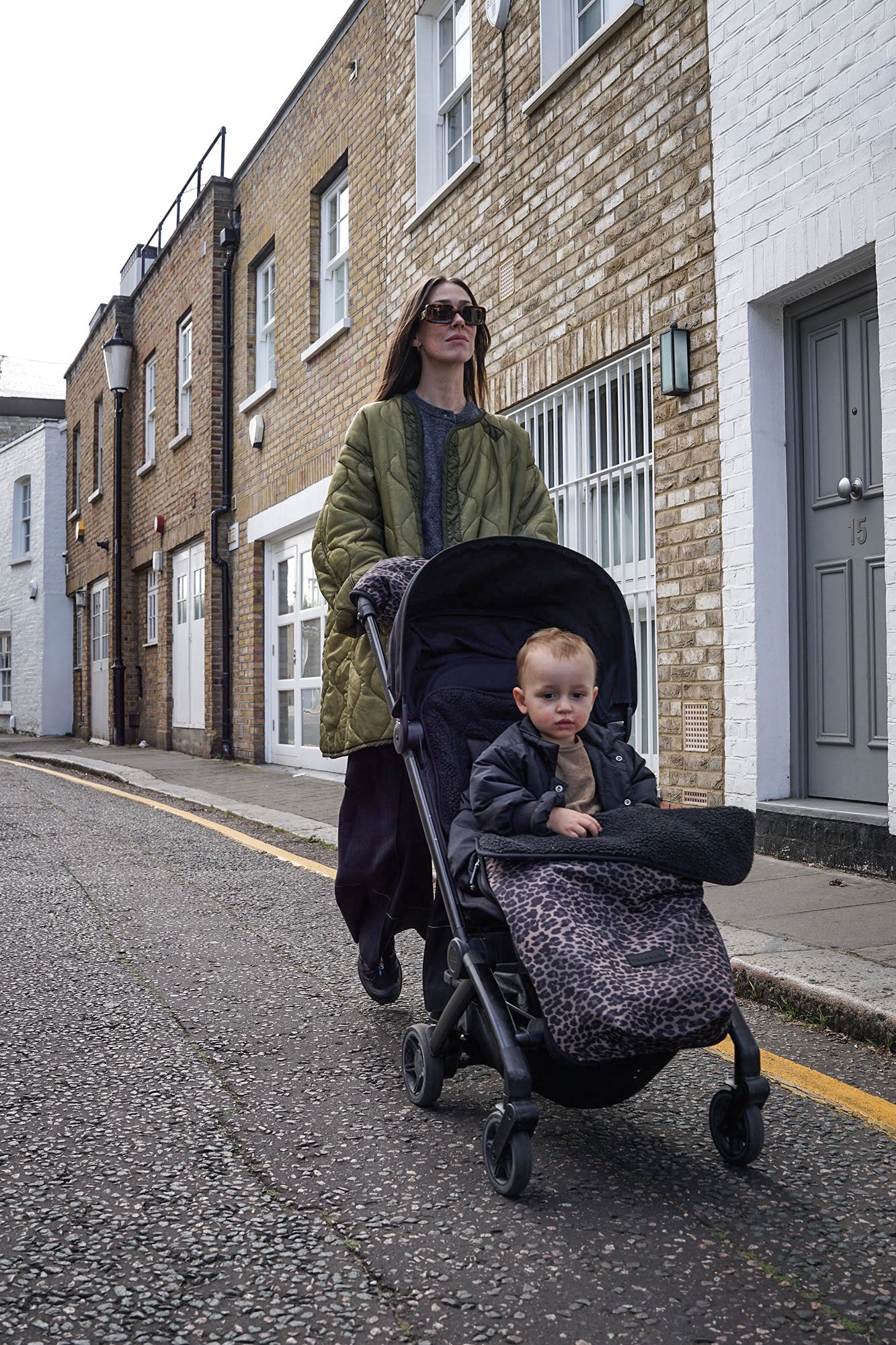 Buy Universal Buggy Footmuff Brown Tonal Leopard | Buggy Footmuff for kids by Learning Bugs UK