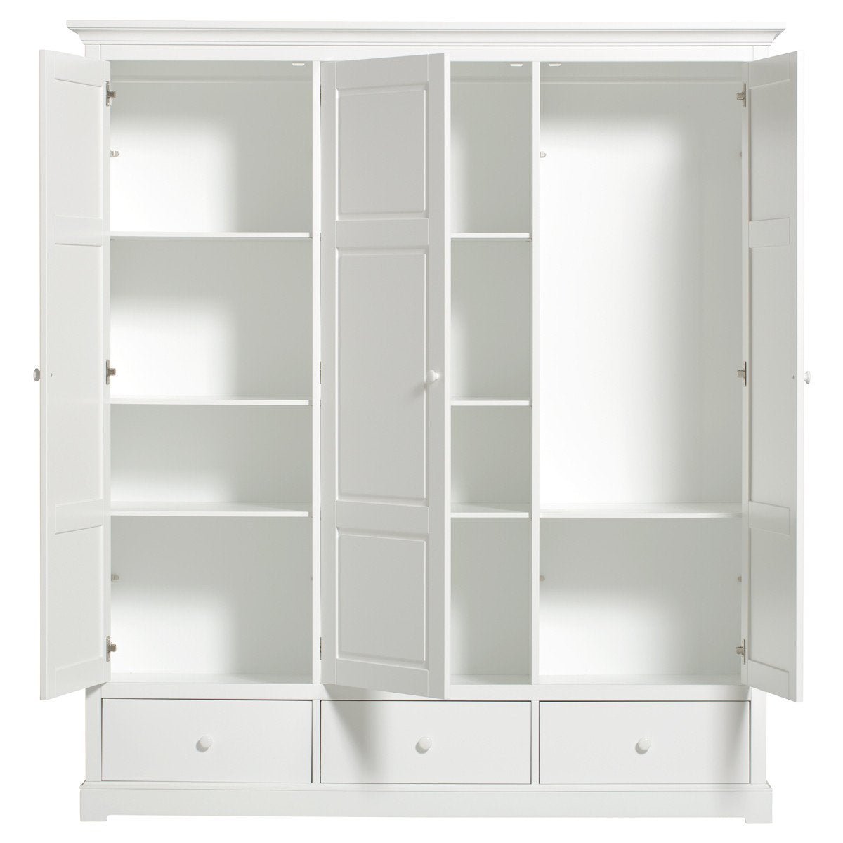 Oliver Furniture Seaside Wardrobe 3 Doors – Wardrobes for children, available at Learning Bugs UK