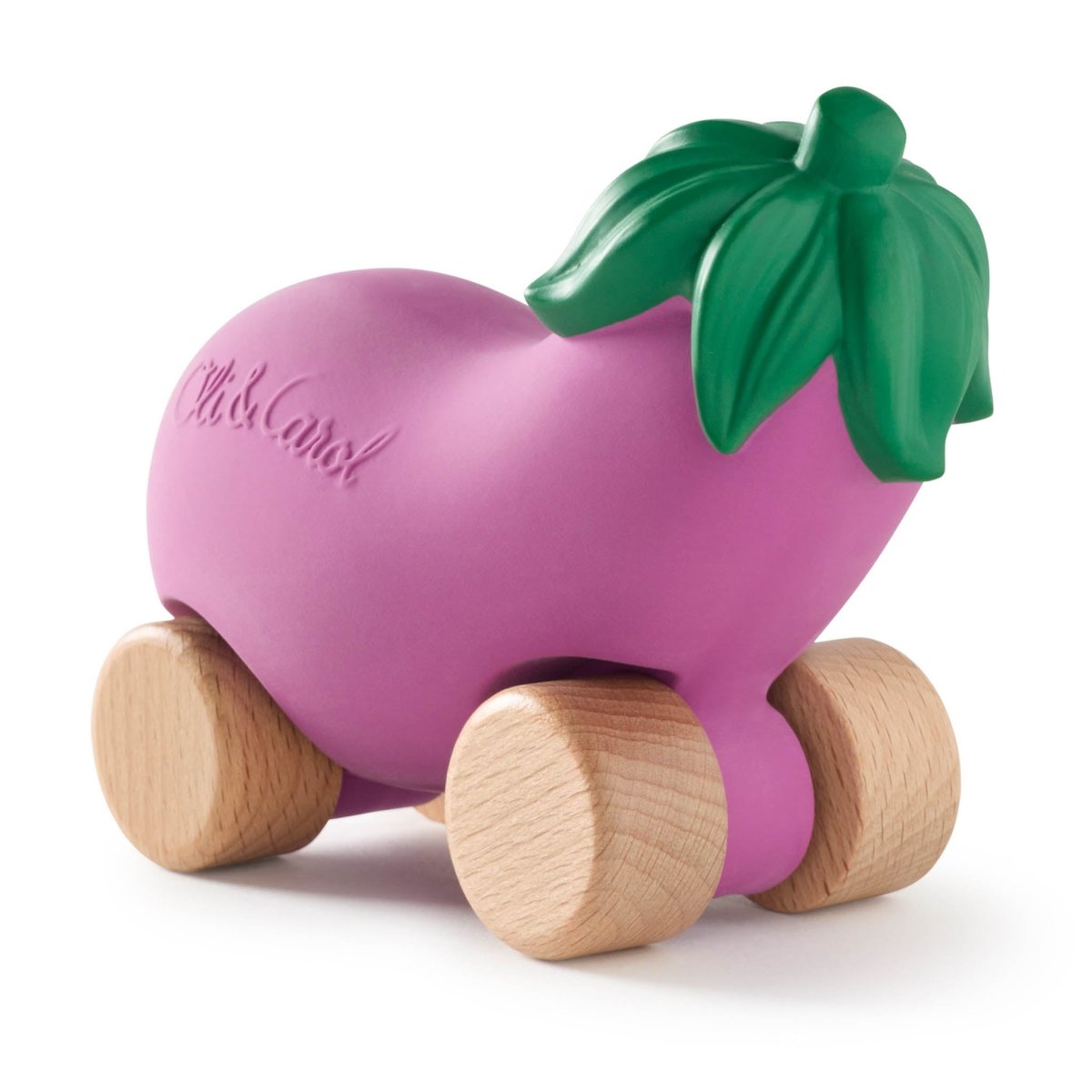 Oli & Carol Emma the Aubergine Car – Baby Sensory Toys for children, available at Learning Bugs UK
