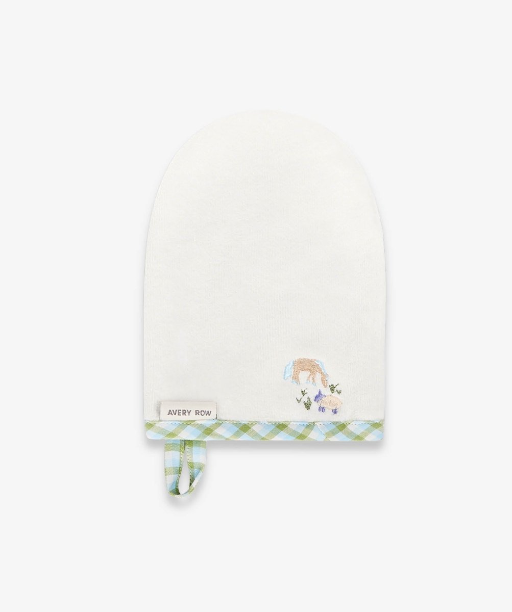 Bath Mitt - Little Farm – Towelling for children, available at Learning Bugs UK