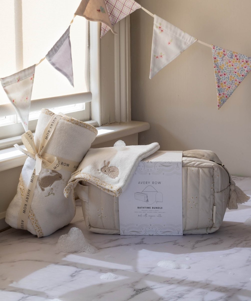 Bathtime Bundle New Baby Gift Set - Chamomile – for children, available at Learning Bugs UK