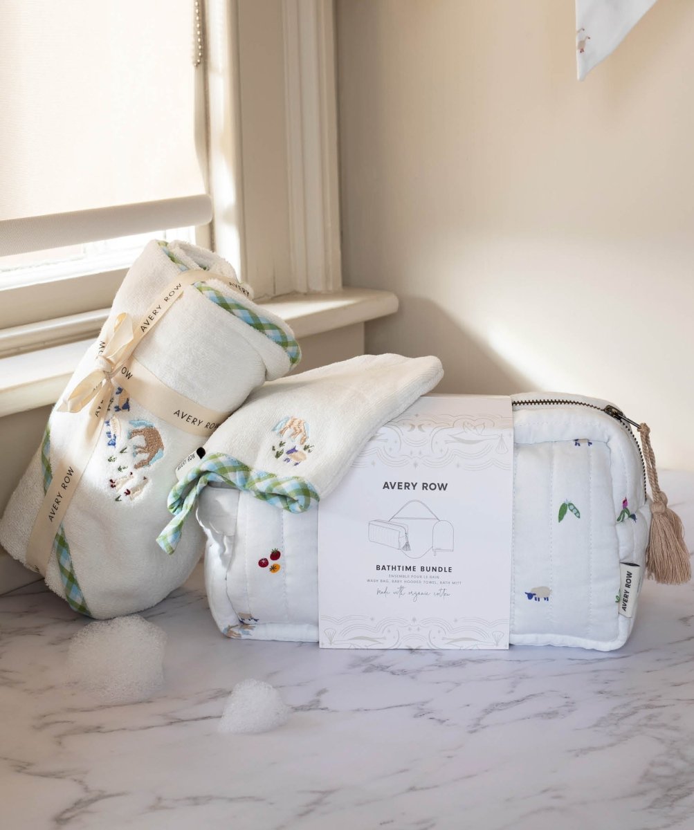 Bathtime Bundle New Baby Gift Set - Little Farm – for children, available at Learning Bugs UK