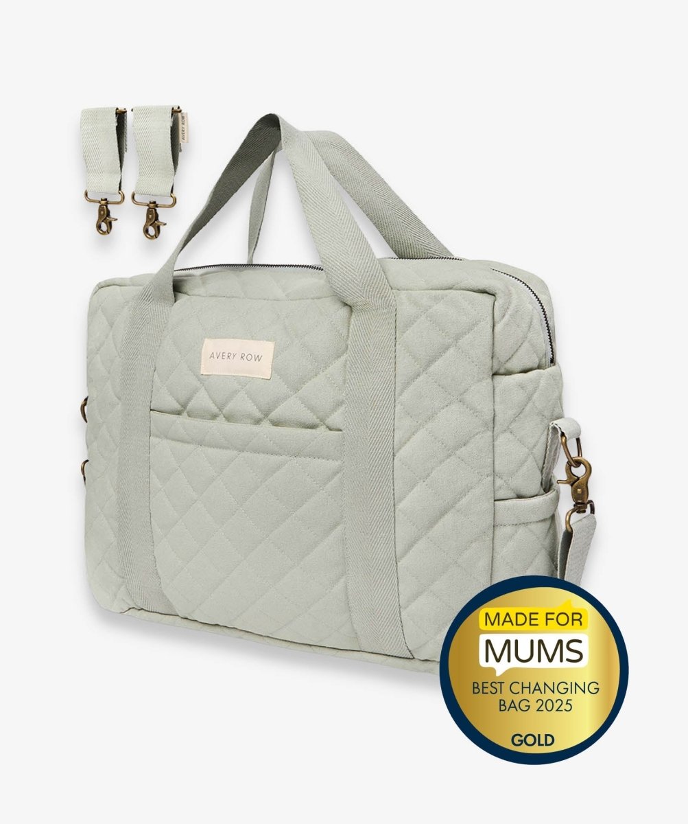 Baby Changing Bag - Sage – Changing Bags & Travel Changing Mats for children, available at Learning Bugs UK