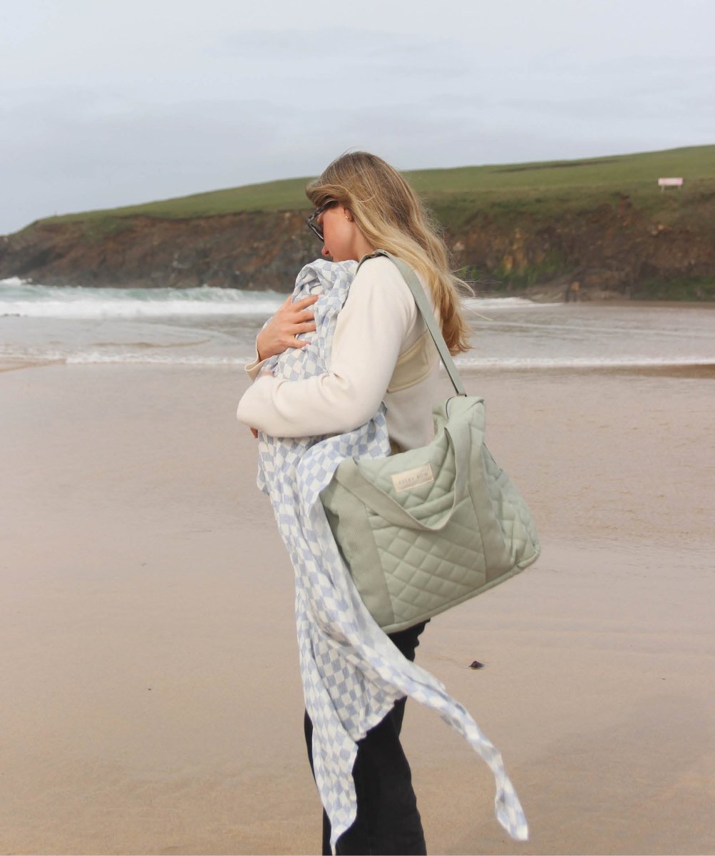 Baby Changing Bag - Sage – Changing Bags & Travel Changing Mats for children, available at Learning Bugs UK
