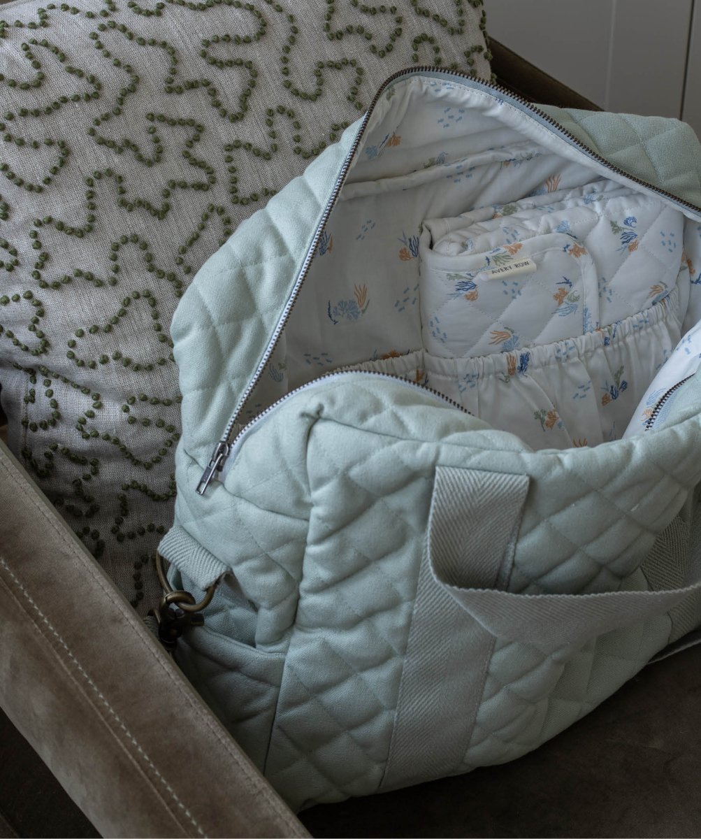 Baby Changing Bag - Sage – Changing Bags & Travel Changing Mats for children, available at Learning Bugs UK