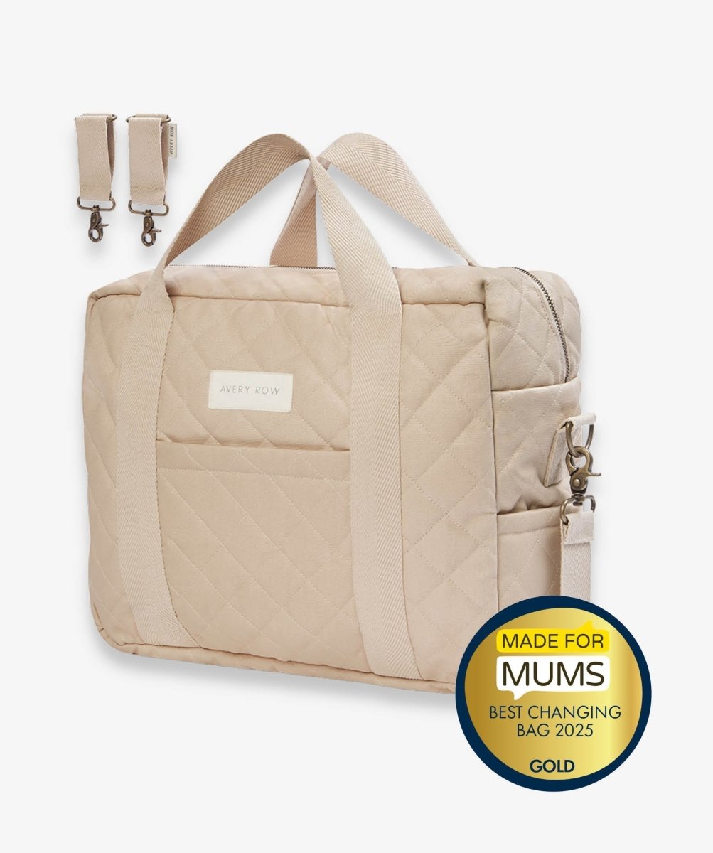 Baby Changing Bag - Natural – Changing Bags & Travel Changing Mats for children, available at Learning Bugs UK
