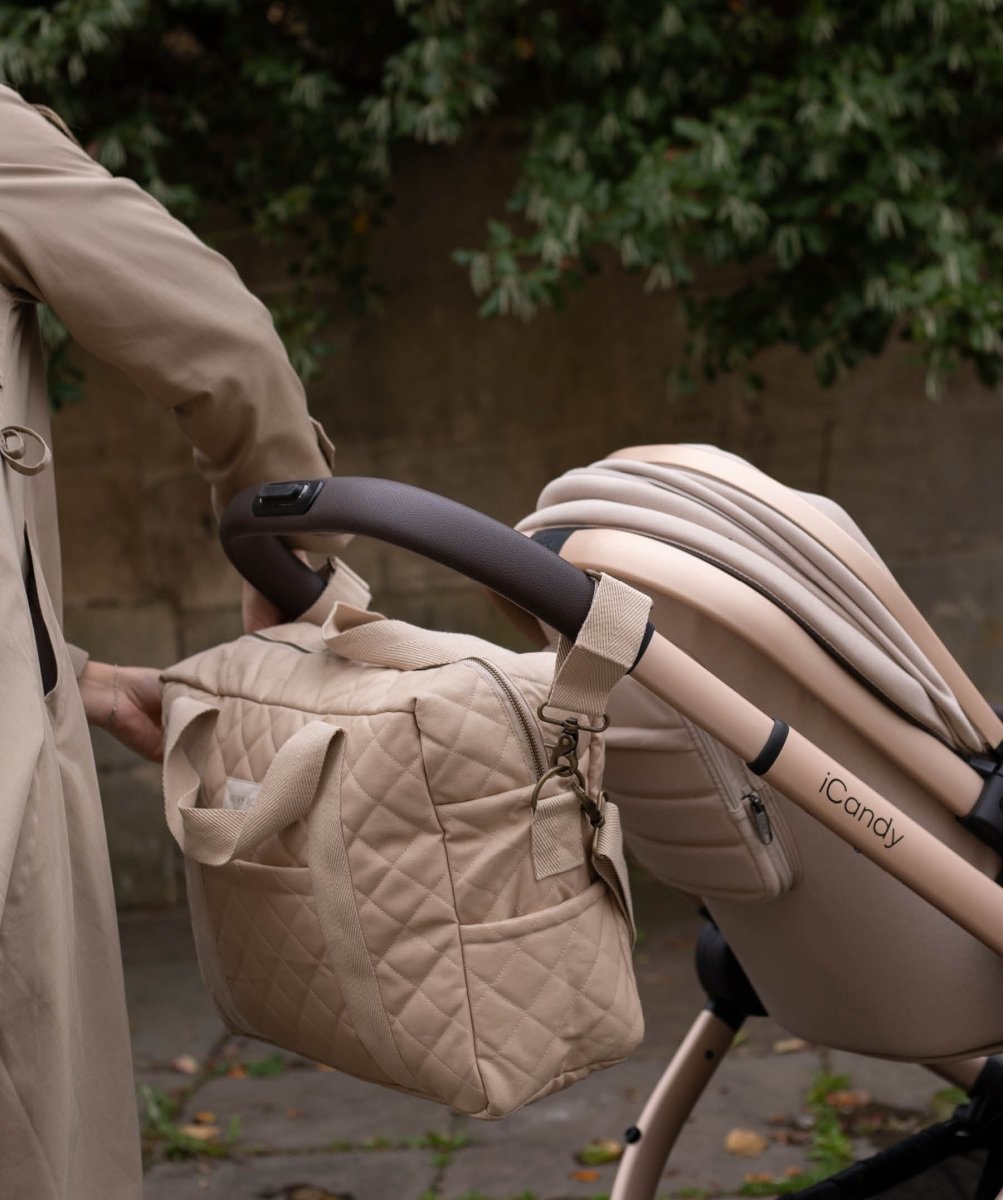 Baby Changing Bag - Natural – Changing Bags & Travel Changing Mats for children, available at Learning Bugs UK
