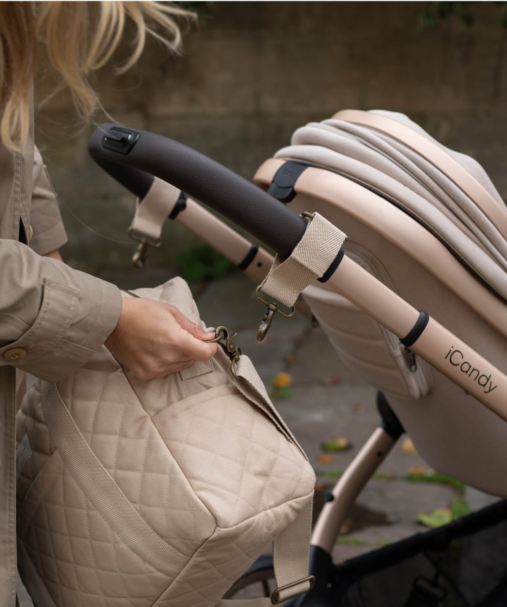 Baby Changing Bag - Natural – Changing Bags & Travel Changing Mats for children, available at Learning Bugs UK