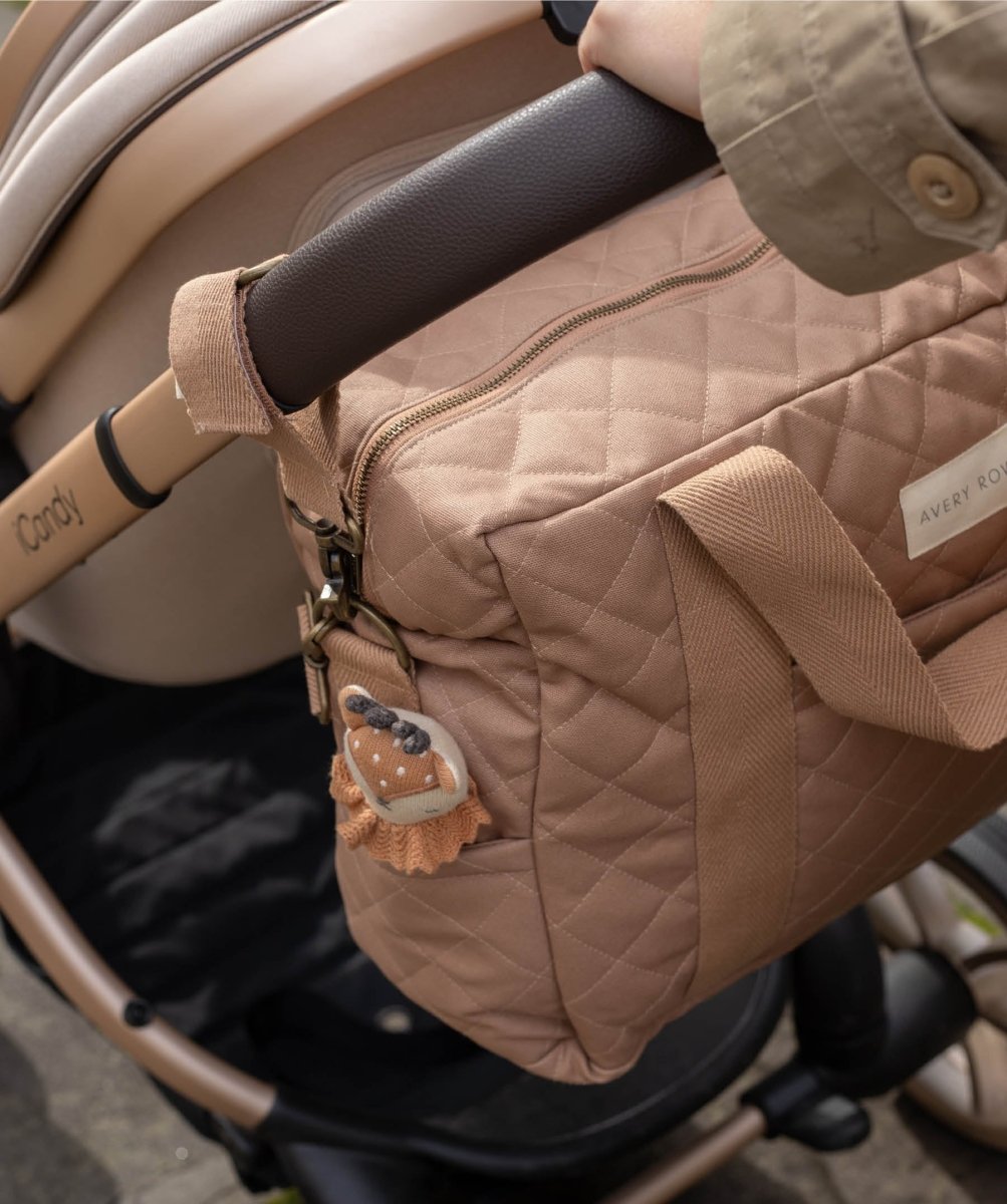 Baby Changing Bag - Latte – Changing Bags & Travel Changing Mats for children, available at Learning Bugs UK