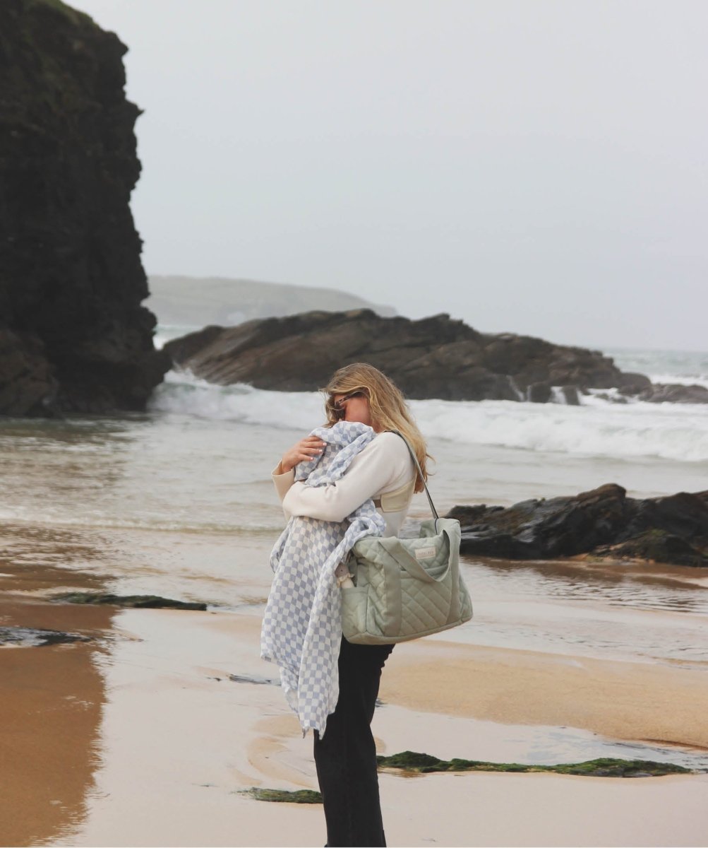 Baby Changing Bag - Sage – Changing Bags & Travel Changing Mats for children, available at Learning Bugs UK