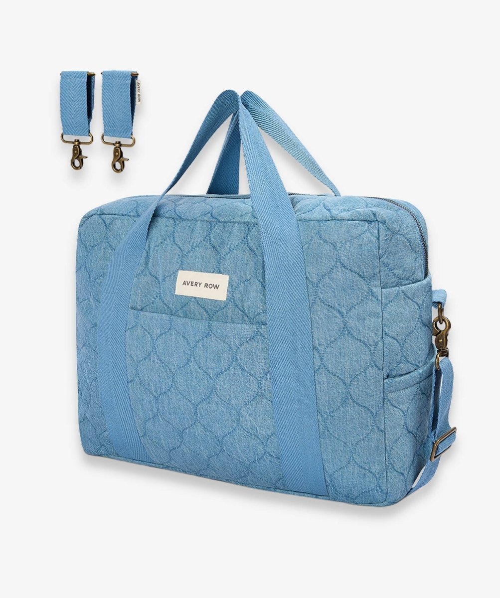 Baby Changing Bag - Denim – Changing Bags & Travel Changing Mats for children, available at Learning Bugs UK