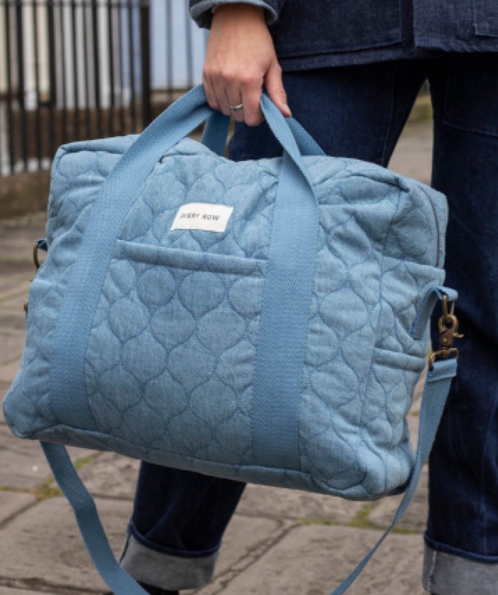 Baby Changing Bag - Denim – Changing Bags & Travel Changing Mats for children, available at Learning Bugs UK