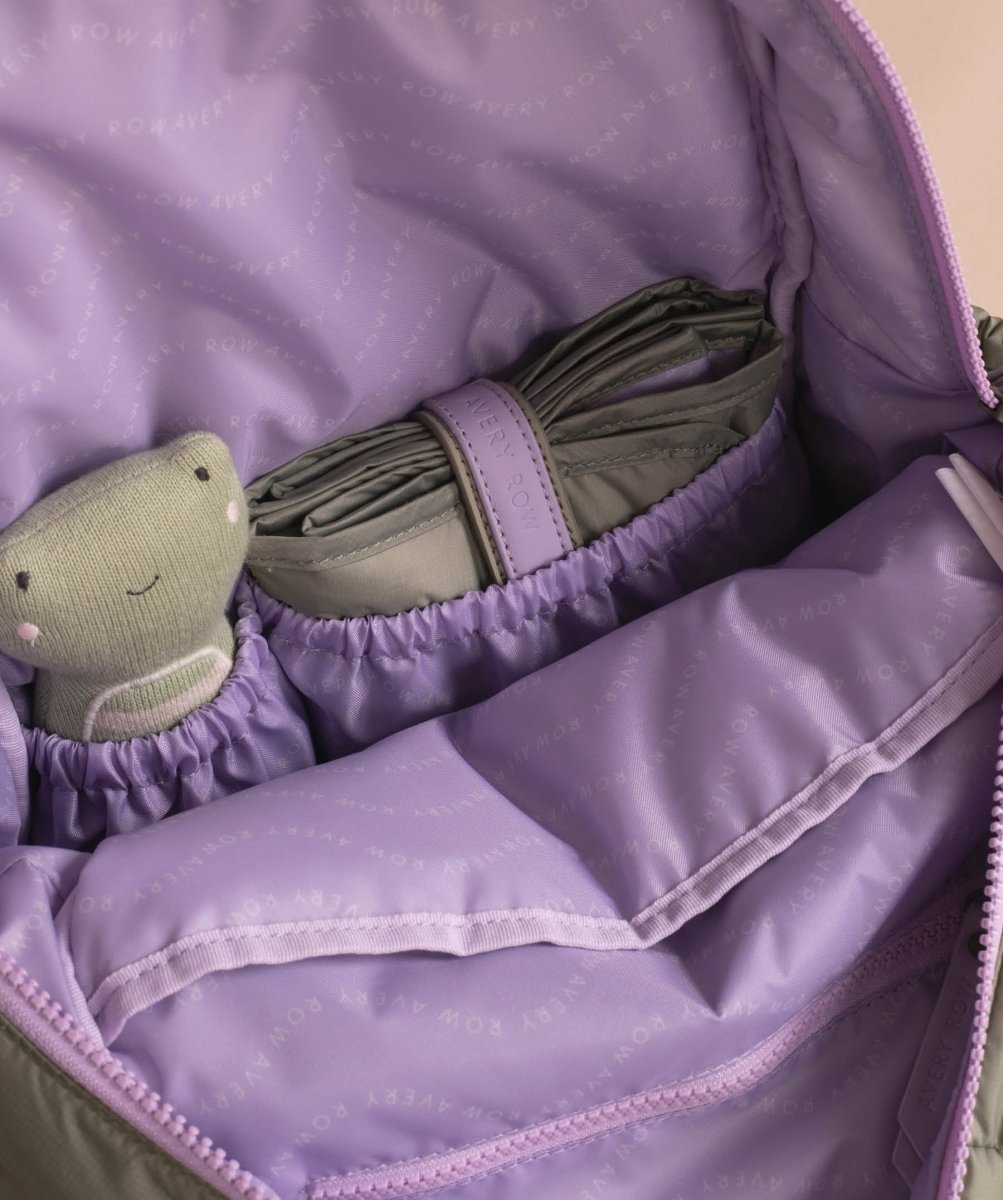 Baby Changing Backpack - Olive – Changing Bags & Travel Changing Mats for children, available at Learning Bugs UK