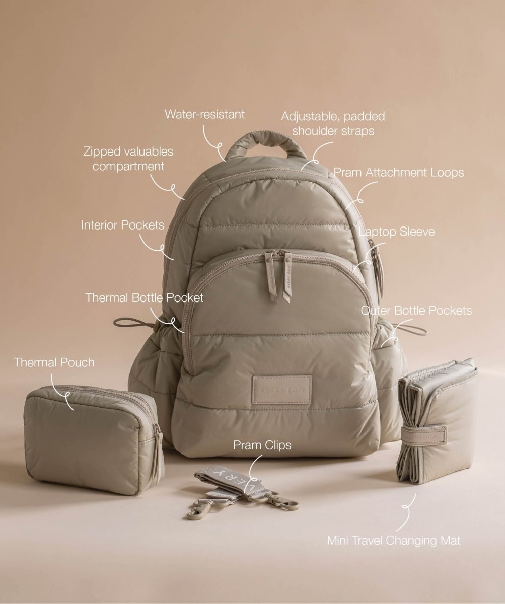 Baby Changing Backpack - Oyster – Changing Bags & Travel Changing Mats for children, available at Learning Bugs UK