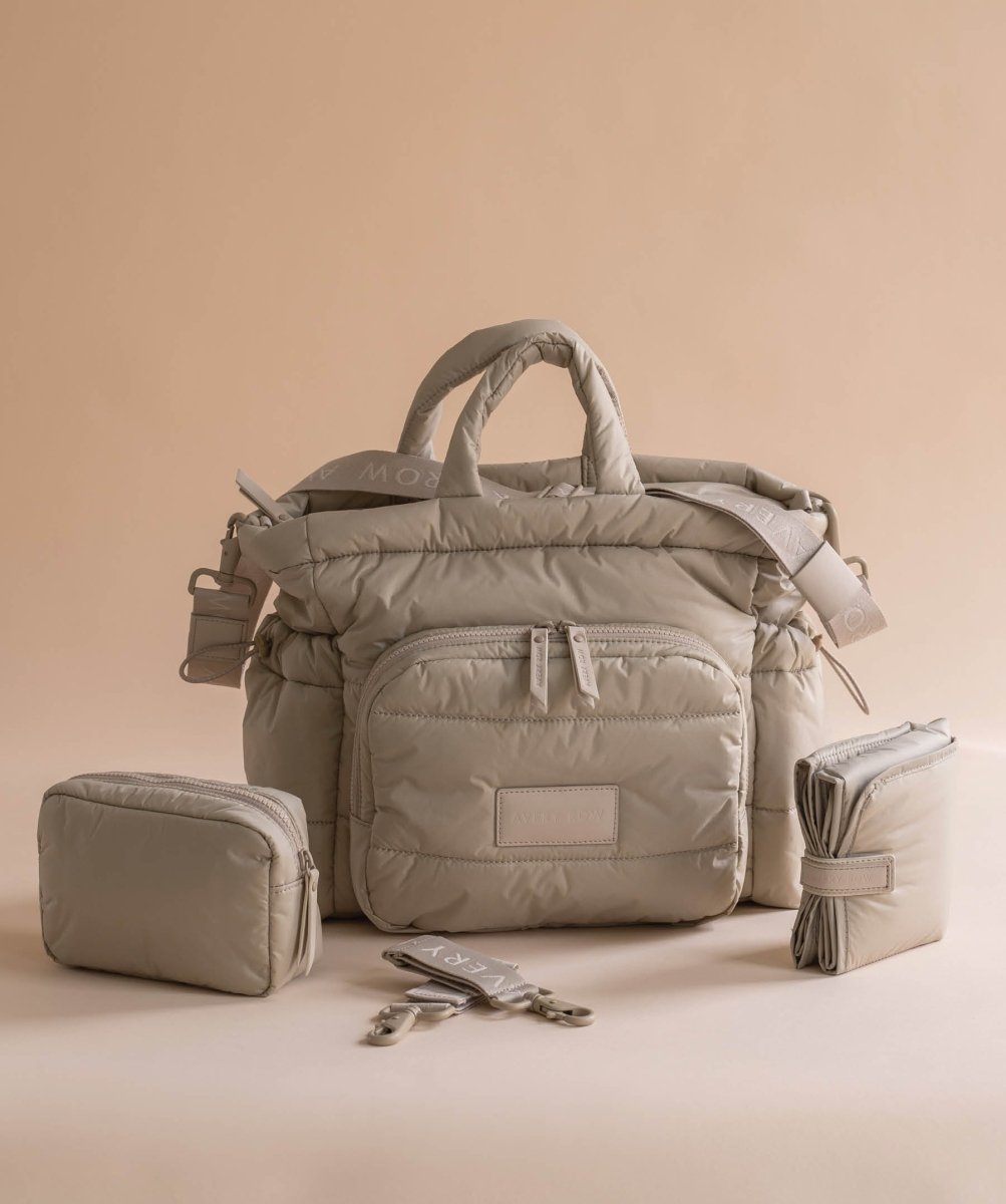 Baby Changing Tote Bag - Oyster – Changing Bags & Travel Changing Mats for children, available at Learning Bugs UK