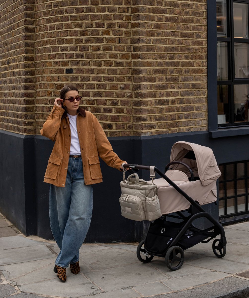 Baby Changing Tote Bag - Oyster – Changing Bags & Travel Changing Mats for children, available at Learning Bugs UK