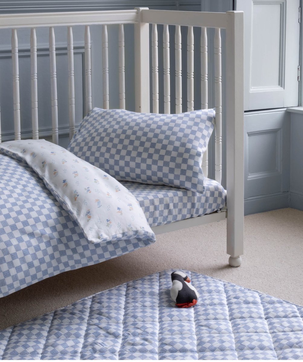 Organic Cotton Cotbed Bedding Set - Waves – Bedding for children, available at Learning Bugs UK