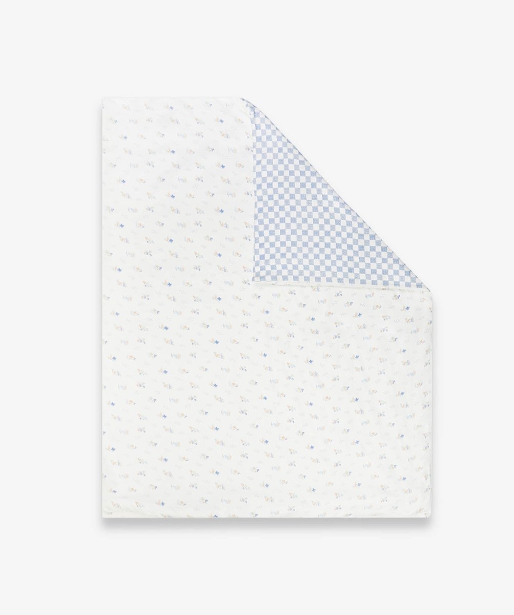 Organic Cotton Cotbed Bedding Set - Waves – Bedding for children, available at Learning Bugs UK