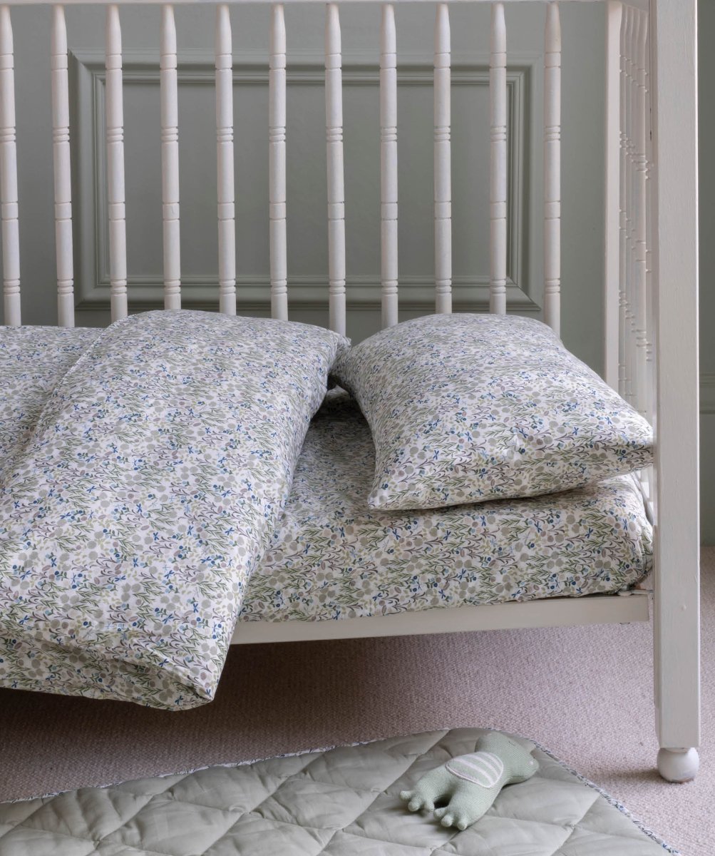 Organic Cotton Cotbed Bedding Set - Riverbank – Bedding for children, available at Learning Bugs UK