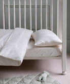 Organic Cotton Cotbed Bedding Set - Nettle Scatter – Bedding for children, available at Learning Bugs UK