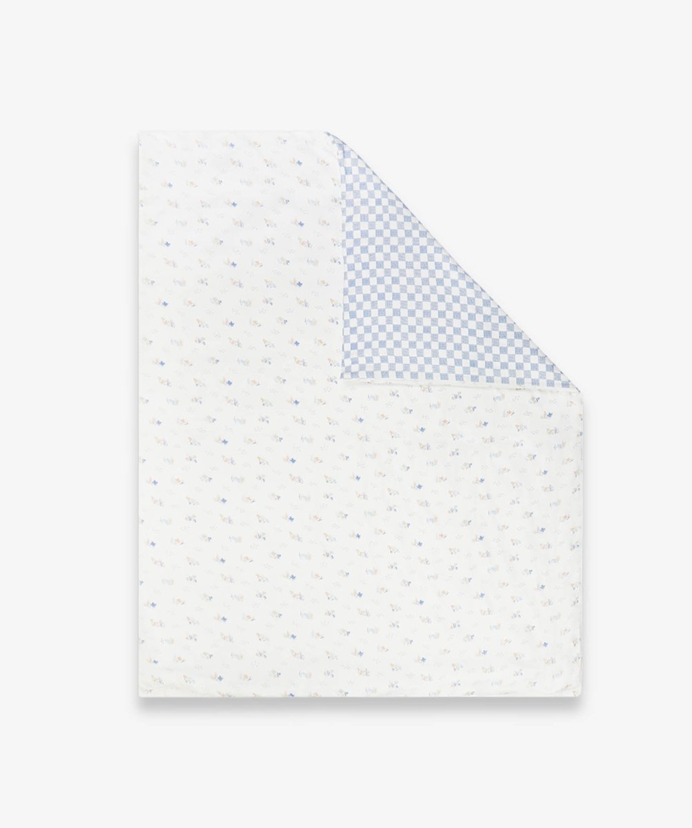 Organic Cotton Cotbed Bedding Set - Coastline – Bedding for children, available at Learning Bugs UK