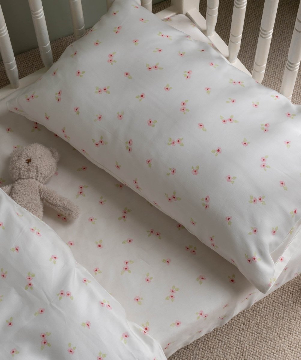 Organic Cotton Cotbed Bedding Set - Anemone – Bedding for children, available at Learning Bugs UK