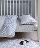 Organic Cotbed Fitted Sheet - Coastline – Bedding for children, available at Learning Bugs UK