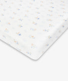 Organic Cotbed Fitted Sheet - Coastline – Bedding for children, available at Learning Bugs UK