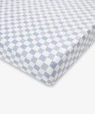 Organic Cotbed Fitted Sheet - Waves – Bedding for children, available at Learning Bugs UK