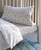 Organic Cotbed Fitted Sheet - Little Farm – Bedding for children, available at Learning Bugs UK