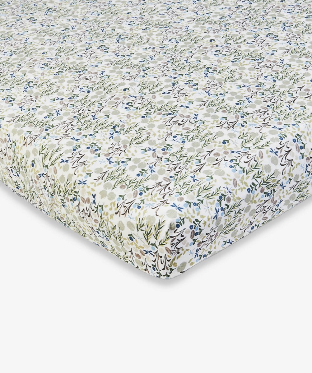 Organic Cotbed Fitted Sheet - Riverbank – Bedding for children, available at Learning Bugs UK