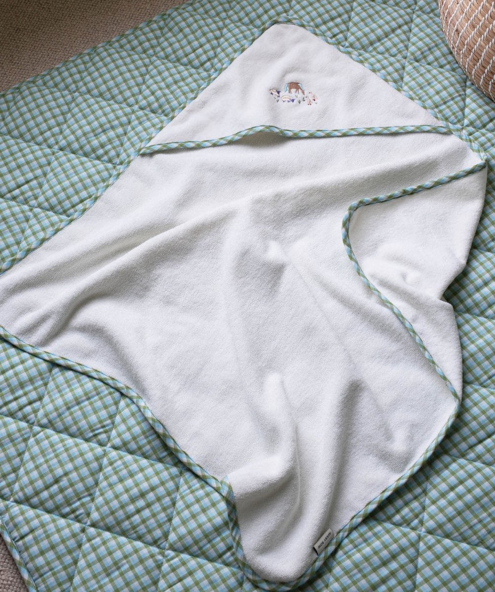Hooded Towel - Baby - Little Farm – Towelling for children, available at Learning Bugs UK
